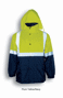 Picture of Bocini Unisex Adult Hi-Vis Polar Fleece Linedjacket With Reflective Tape SJ0430