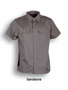 Picture of Bocini Unisex Adult Cotton Drill Work Shirt Short Sleeve WS0679